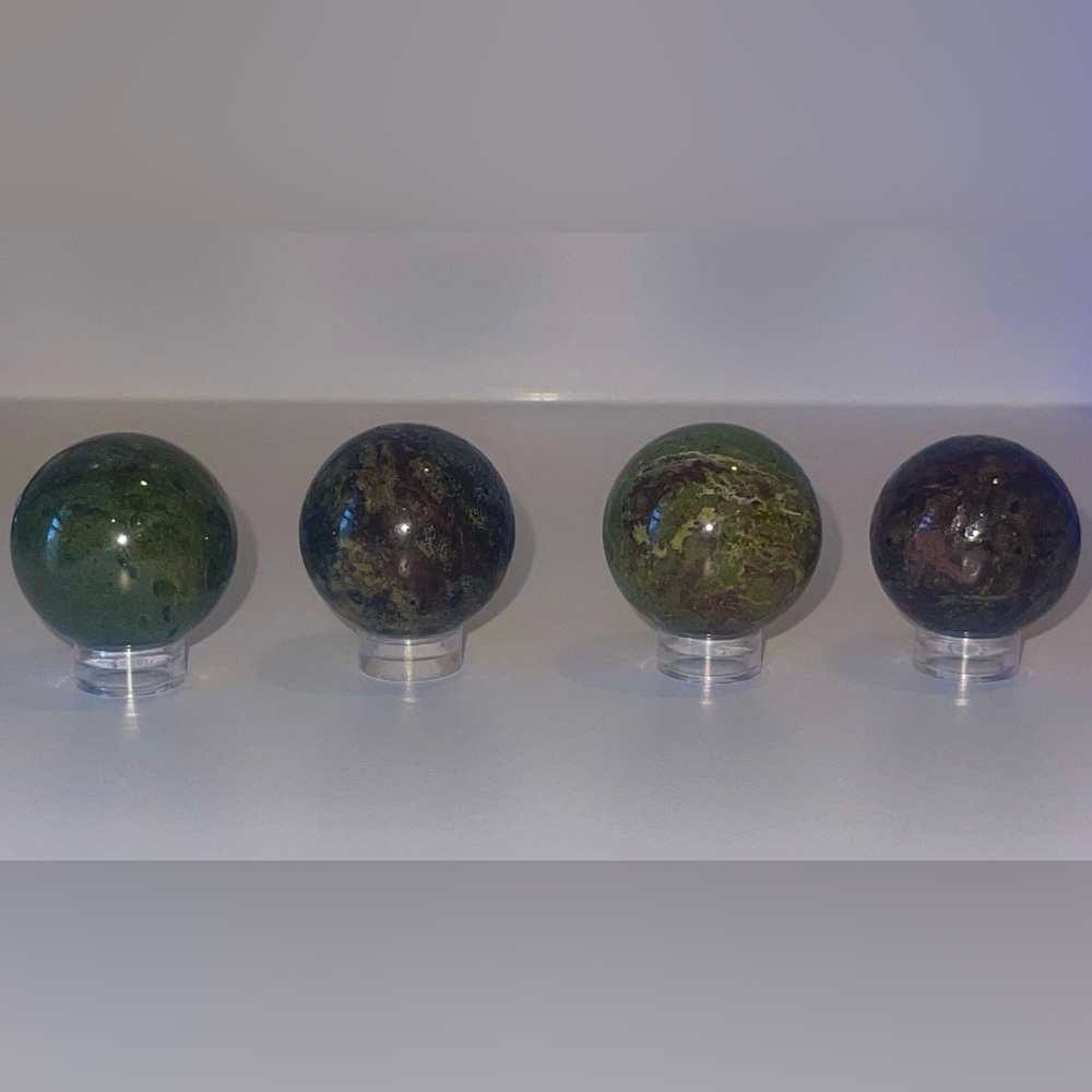 Dragons Blood Stone Sphere ❤️💚 PICK ONE OR ALL!